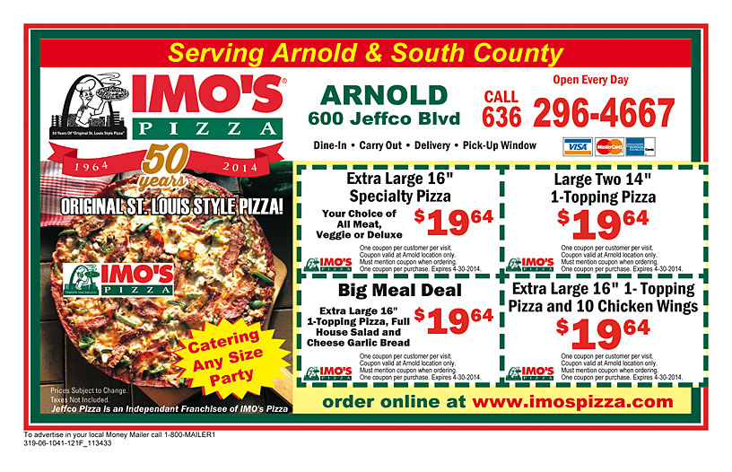 Imo&#39;s Coupons, codes and printable discount | November 2018 || www.paulmartinsmith.com