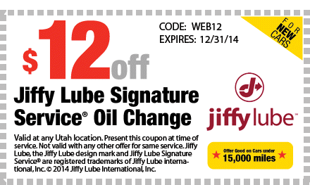 jiffy lube brake service coupon