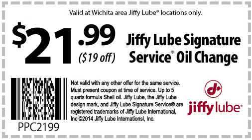 jiffy lube oil change coupon